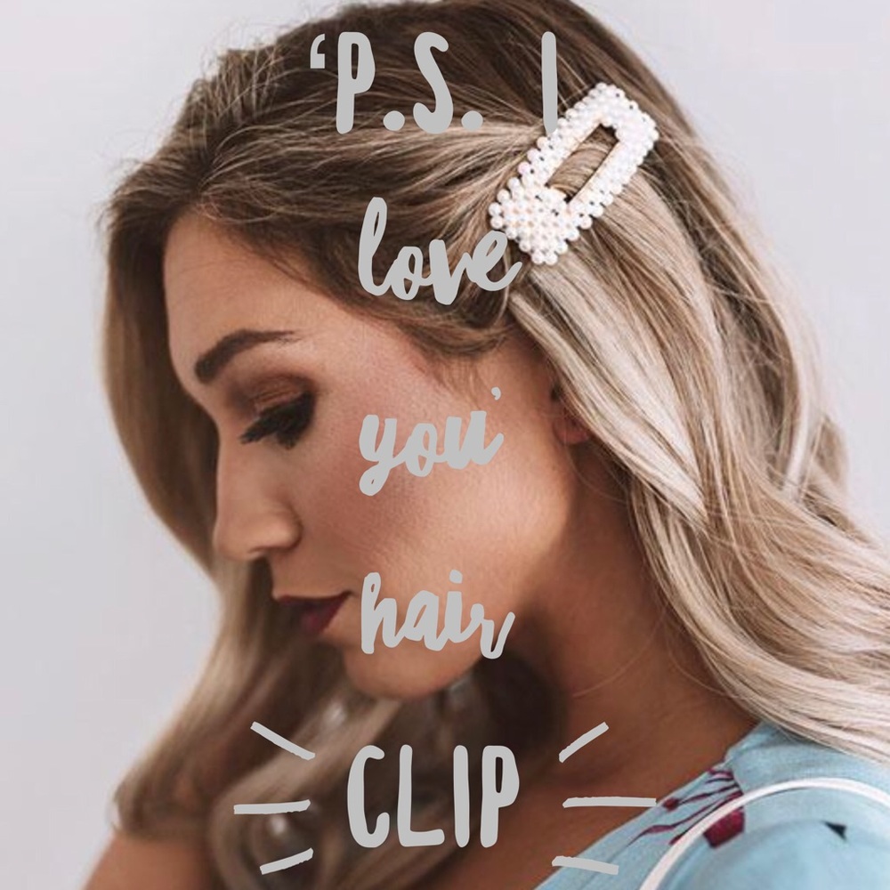 ‘P.s. I Love You’ Hair Clip